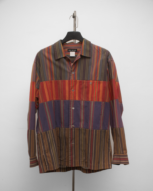 issey miyake multicolored shirt