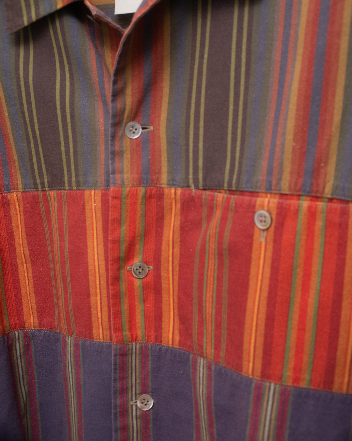 issey miyake multicolored shirt